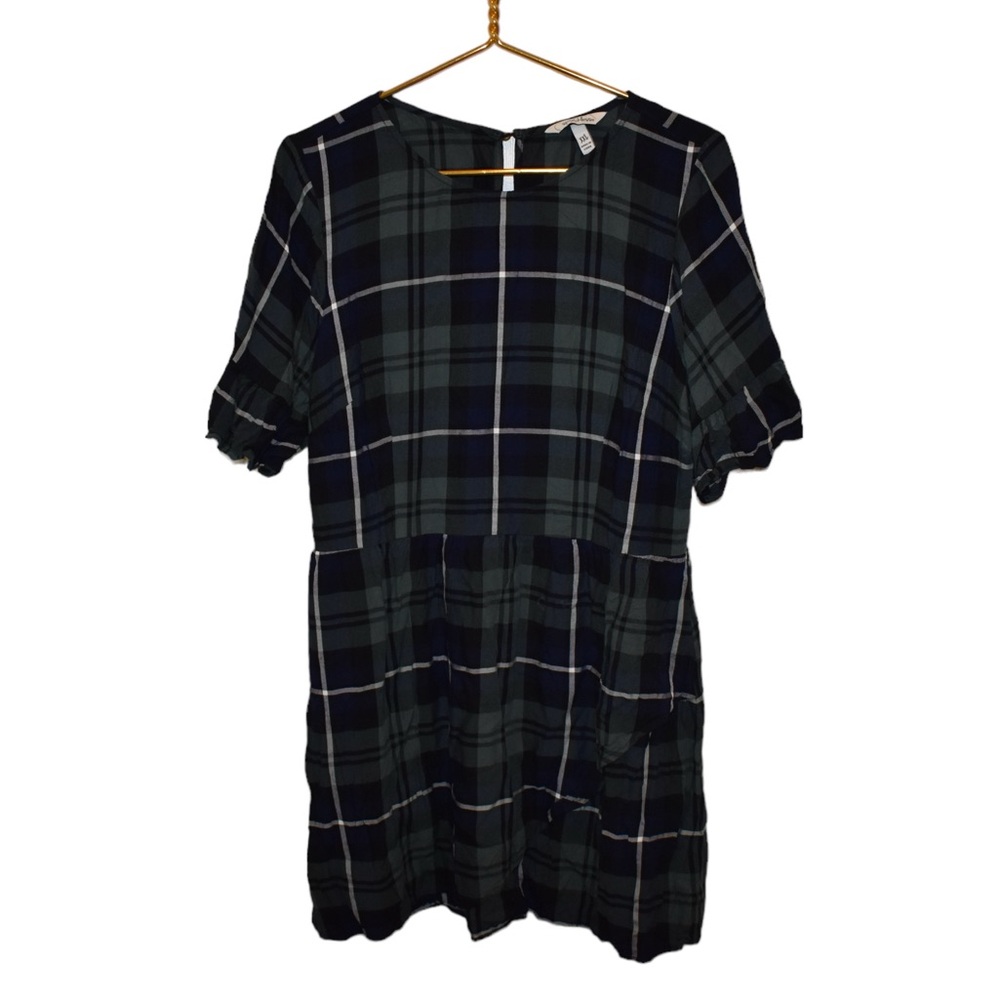 WOMEN’S SPEECHLESS PLAID MINI DRESS
